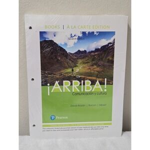 Pearson ¡Arriba! Comunicación y Cultura 7th Edition New